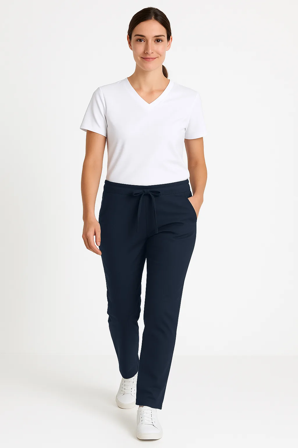 Pantalon Antifluidos Para Dama Corte Recto Modelo Chicago - Image 8