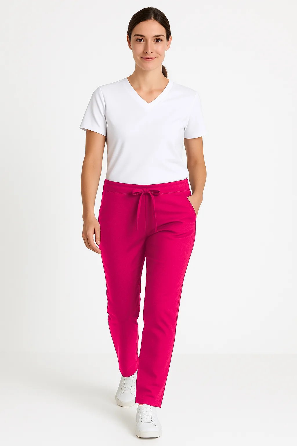 Pantalon Antifluidos Para Dama Corte Recto Modelo Chicago - Image 7