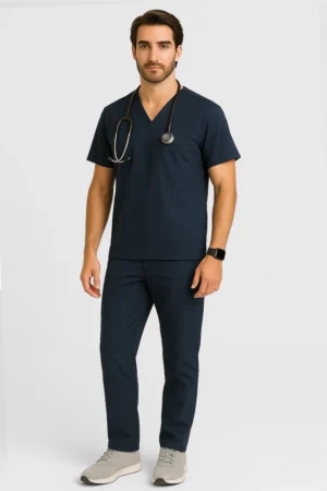 Conjunto Antifluidos Para Caballero Filipina con Bolsa en El pecho Modelo Kioto