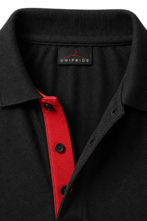 Playera Tipo Polo en Pique