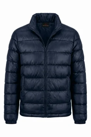 Chamarra Tipo Puffer en Nylon Capitonado UNI-558 Unipride | Uniforme Corporativo para Clima Frío