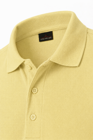 Playera Tipo Polo Premium en Pique Suavizado