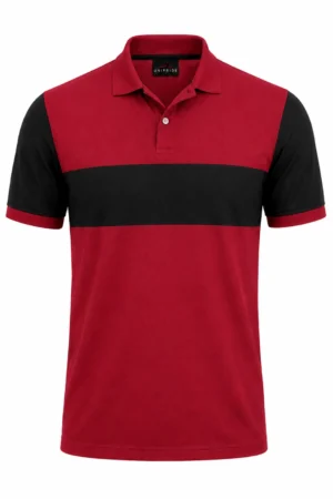 Playera Tipo Polo Moda Diseño 2 colores
