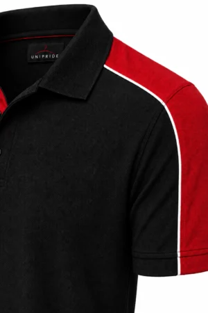 Playera Tipo Polo Moda Diseño en los hombros
