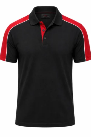 Playera Tipo Polo Moda Diseño en los hombros